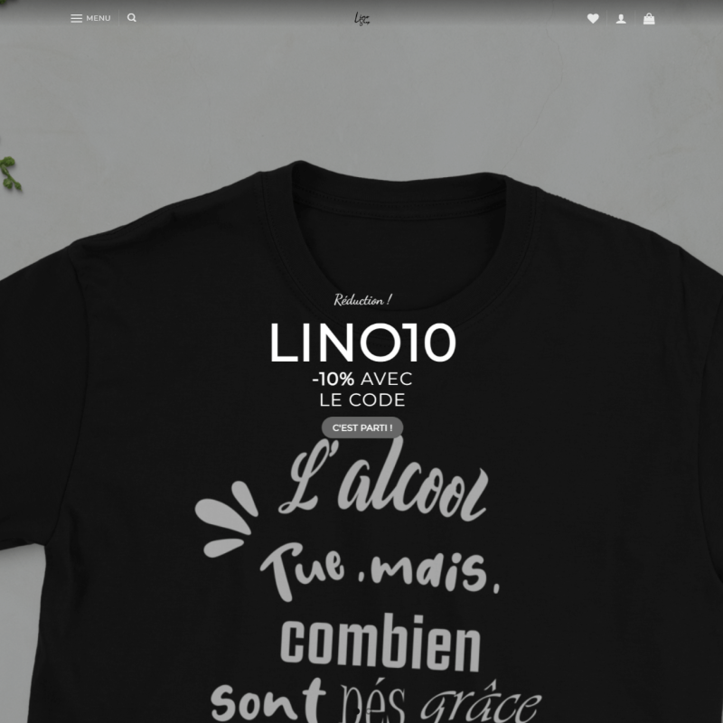 Site Web Lino Shop