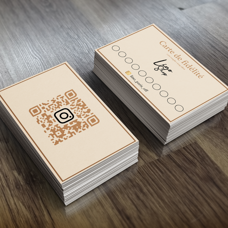 Carte de fidélité Lino Shop